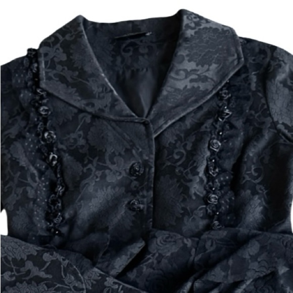 Neo-Romantic Gothic Gilded Steampunk-Living Dead Souls Jacket -M - Picture 5 of 17